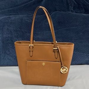 Michael Kora Tan Tote Purse